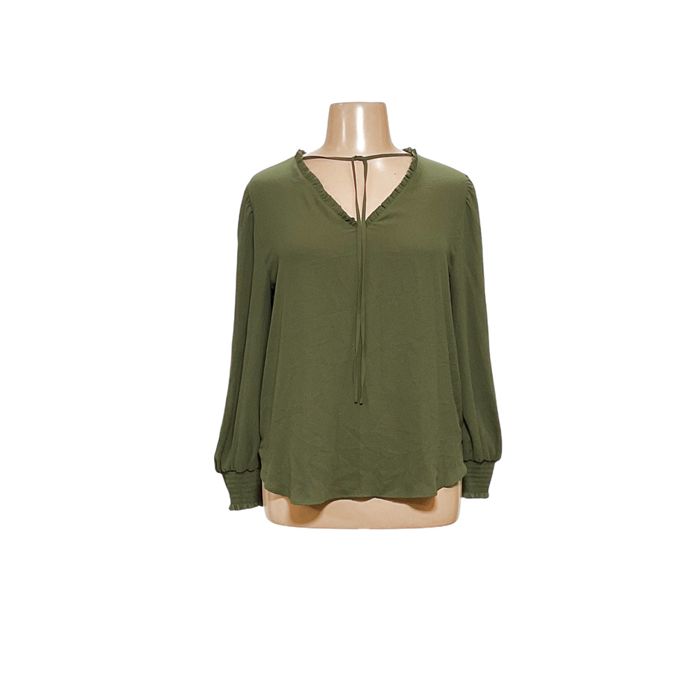 Green LOFT Blouse - XL